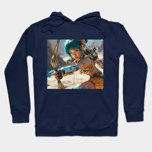 Archer Number 4 Hoodie by Century21Mouse